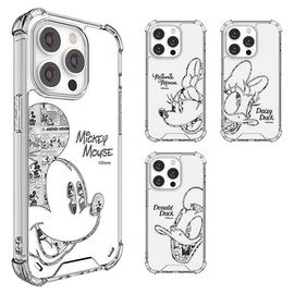 [S2B] DISNEY Collage Transparent Bulletproof Reinforcement Case _ Disney Character, Phone Bumper Protects Your Smart phone  iPhone _  Made in Korea